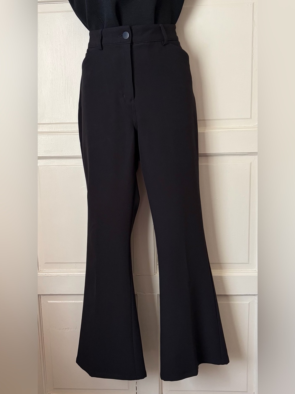 Express Black Boot-Cut Dress Pants